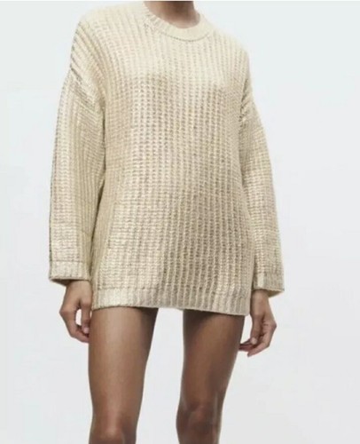 Zara new woman oversize foil - woman,
