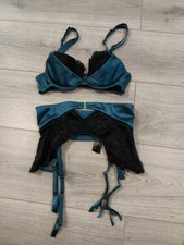Ann Summers Deep Green  Satin