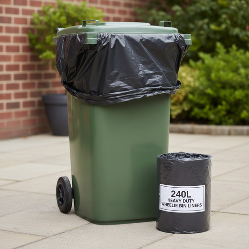 Extra strong 240l wheelie bin - strong,