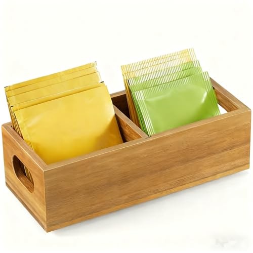 Tea bag organizer acacia - tea,