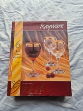 Rayware classic gold trim red - gold,