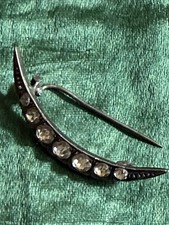 Victorian Paste Crescent Moon