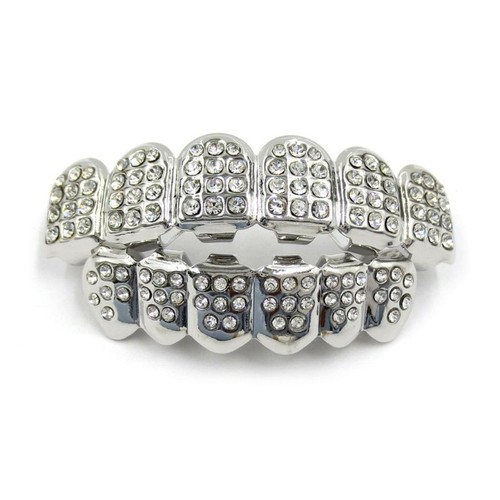 Trendy gold silver teeth - trendy, brace