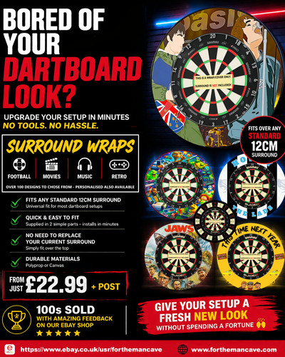 Personal dartboard surround - dartboard,