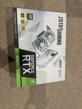 ZOTAC Gaming GeForce RTX 3060 Ti Amp White Edition LHR 8GB GDDR6 Graphics Card