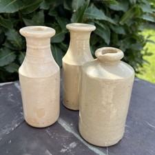 Two Slim Line Salt Glazed