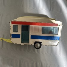 Corgi Vintage Die Cast Toy Caravan 
