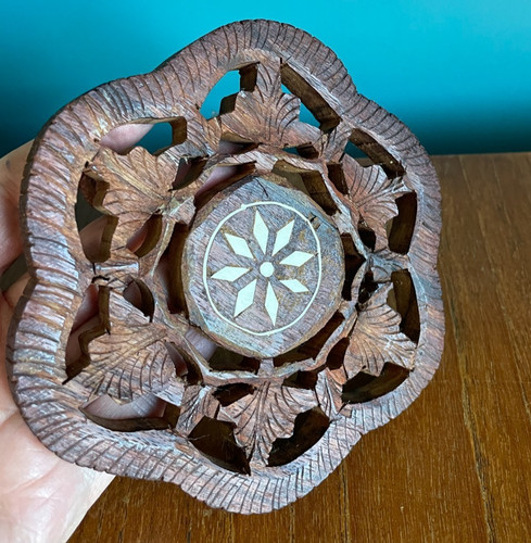Vintage wooden hand carved - wooden,