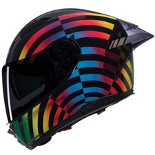 NOLAN N60-6 SPORT Motorcycle Motorbike Helmet POLICROMO 343 (Clear and Dark Tint