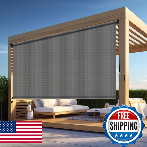 Artpuch outdoor roller shade - shade, 8
