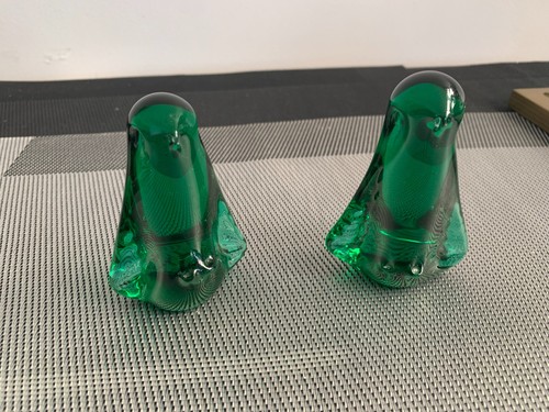 Vintage pair emerald - pair, of