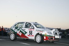 John Mulholland Skoda Diesel  2007 WRC Rally Car Motor Racing Old Photo