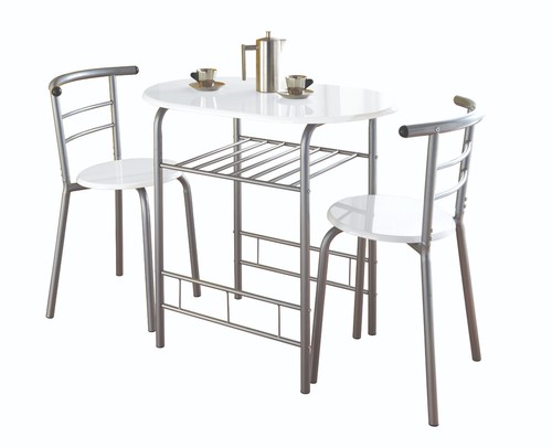Modern white high gloss small - modern,