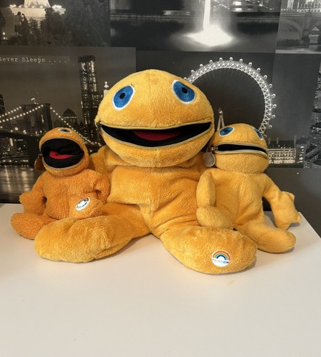 Rainbow zippy soft - 3x, plush