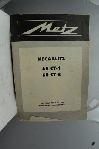 Metz mecablitz 2 - 60, ct-1/