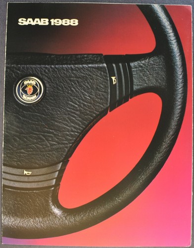1988 saab brochure folder 9000 - 1988,