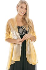 Central Chic Iridescent Large Pashmina Wrap Shawl Scarf For Weddings & Parties