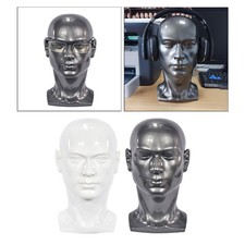 Male Mannequin Head Realistic Man Dummy for Hat Display Manikin Head Model