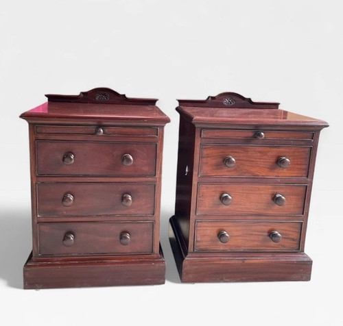 Victorian mahogany bedside - victorian,