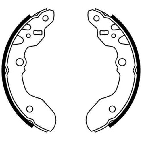 Brake shoe set - brake,