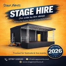 mobile stage trailer Hire 7m