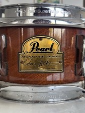 Omar Hakim Pearl Signature Mahogany Snare Drum 13x5"