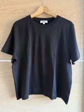 COS Black CLEAN CUT REGULAR T-SHIRT Size XL 100% Organic Cotton Women’s
