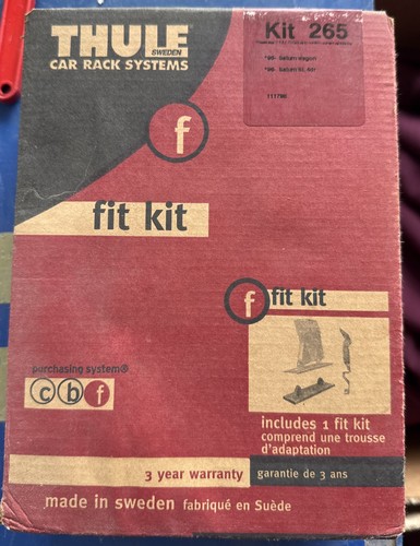 Thule fit kit 265 black - thule,