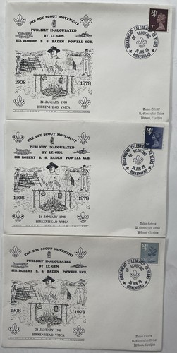 Boy scouts birkenhead - set, 3