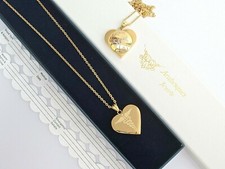 Ladies gold heart - gold, sos