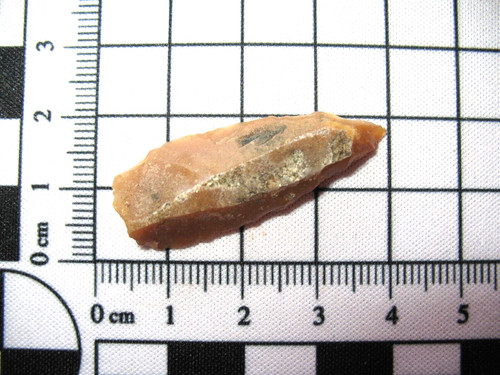 Palaeolithic monofacial flint