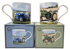 2 TRACTOR MUGS Vintage