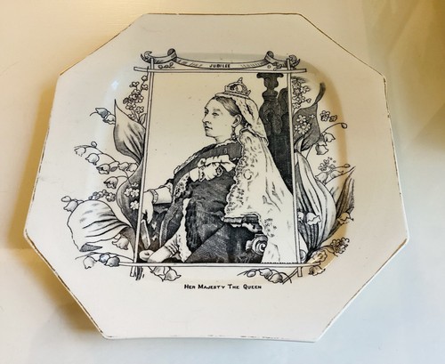 Victorian commemorative plate - victorian,