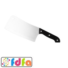 Wicked Butcher Cleaver Plastic Knife 30cm Adults Halloween Fancy Dress