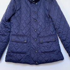 Urban Diva Quilted Jacket – Navy – Size L – Lightweight Equestrian Style