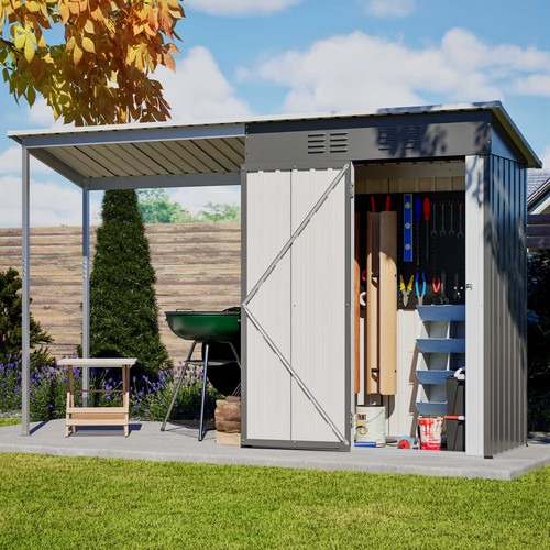 Garden storage shed pent - storage,