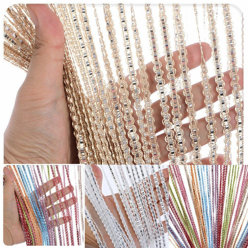 Hanging beaded curtains - hanging, string