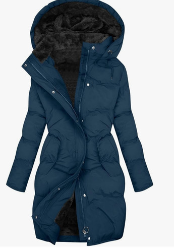 Women fleece parka hooded - parka,