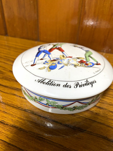 Porcelain trinket box - trinket,