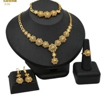 24ct Gold plated Dubai 4 Pcs
