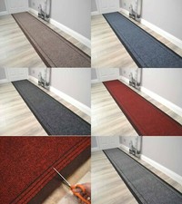 Very long hallway rug heavy - hallway,