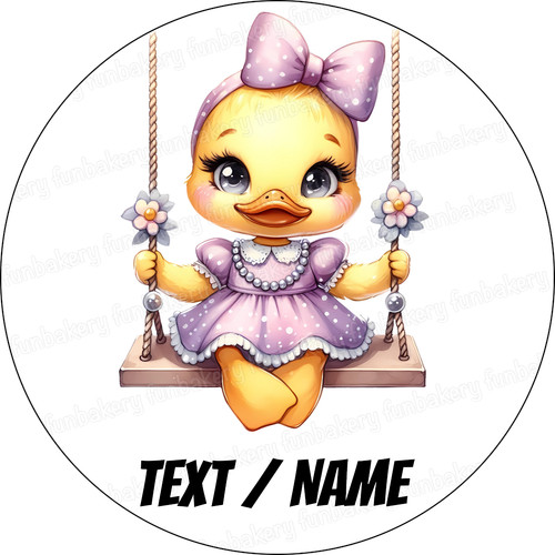 Duck duckling cake - duck,
