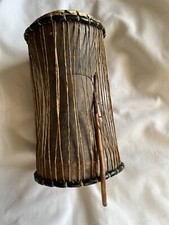 Antique African Talking Drum Drumstick Authentic Folk Art Percussion Niger