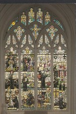 Religion Postcard - Stained Glass Window, Norwich Cathedral, Benedictine LE26