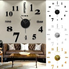 Frameless DIY Wall Mute Clock