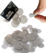 Metal Pipe Screens Silver,Pipes Screens Gauzes Premium Steel Free Postage lot