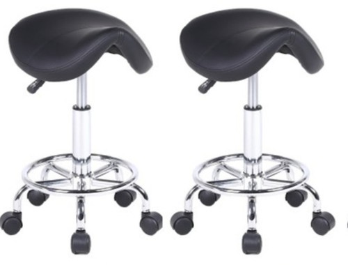 Set salon chairs black - set, 2
