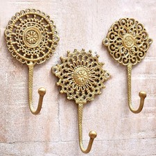 3 Brass Gold Decorative Wall