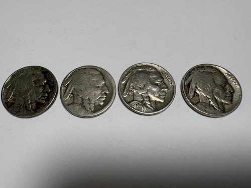 Vintage coin buffalo - 4-coin,