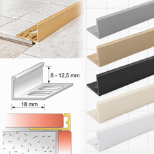 PVC Straight Edge L Shape Tile